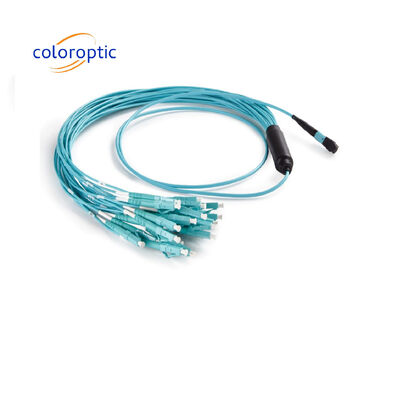 Arnesi in fibra ottica MTP Cable di patch multimode per condizioni difficili
