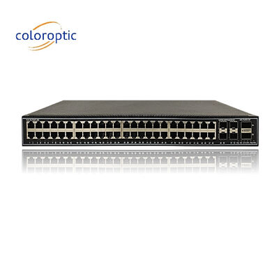 CE Layer 2 Enterprise Network Switch con porte 48*2.5GE, 4*10GE, 2*40GE