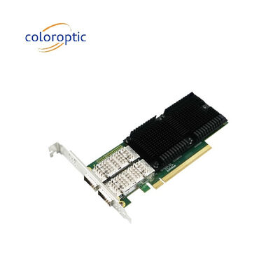 PCIe X16 doppia porta QSFP28 Ethernet Network Adapter 100G Intel E810