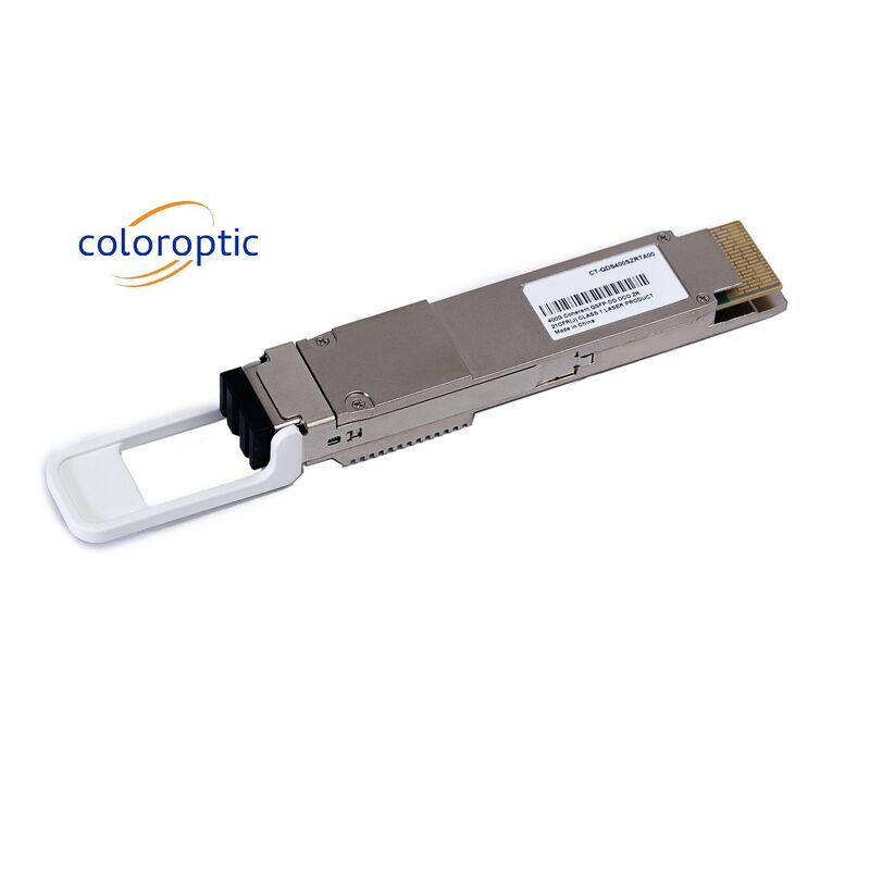QSFP-DD Modulo ottico coerente a doppia fibra DWDM sintonizzabile 50GHz 400GBASE-ZR