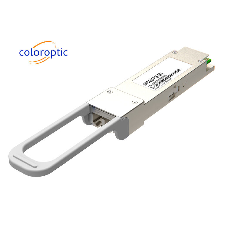 100G ZR4 QSFP28 Trasmettitore ottico supporto Multi Pin Funzione Hot Pluggable