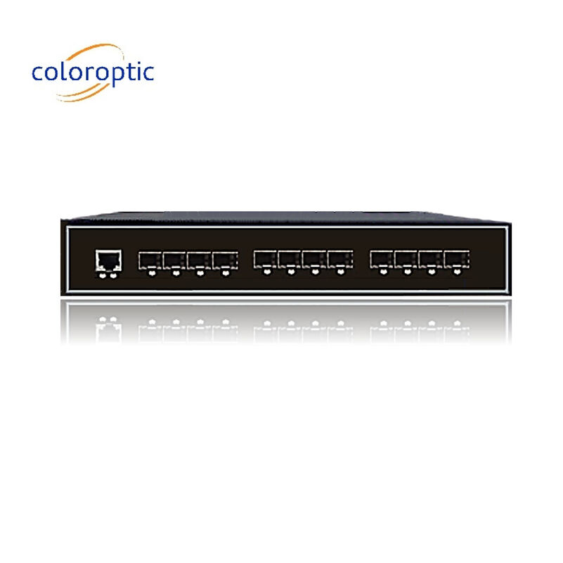 Interruttore Ethernet Intelligente Industriale con 8GE SFP 4 porte 10GE SFP+ 1 Console