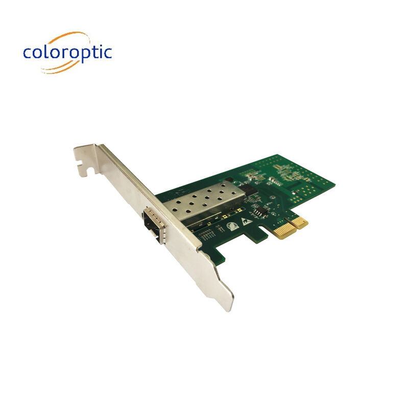 Carte Pcie a banda Infini Gigabit Single Port NIC Ottica Carte Pcie